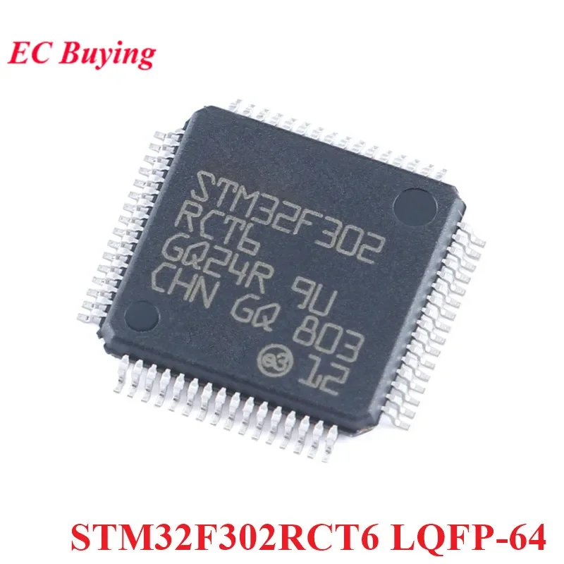 STM32F302RCT6 STM32F302 STM32 F302RCT6 F302RC LQFP-64 ARM Cortex-M4 32-bit Microcontroller MCU IC Controller Chip New Original