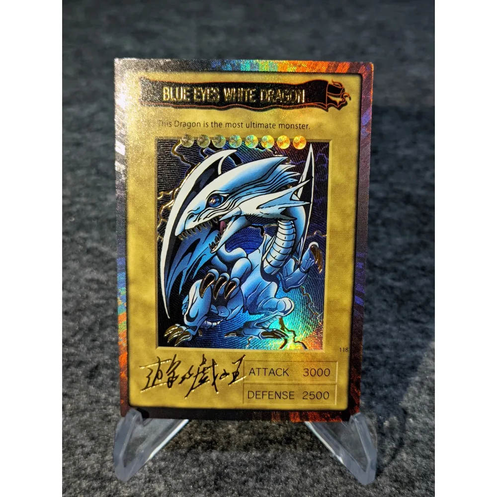 

Ю-Ги-Ой своими руками! Dark Magician Girl Blue Eyed White Dragon Limited Edition Аниме Периферийные игры Коллекционная карта Праздничный подарок