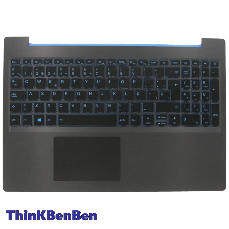 

ES Spanish Black Keyboard Upper Case Palmrest Shell Cover For Lenovo Ideapad L340 15 15IRH Gaming 5CB0U42754