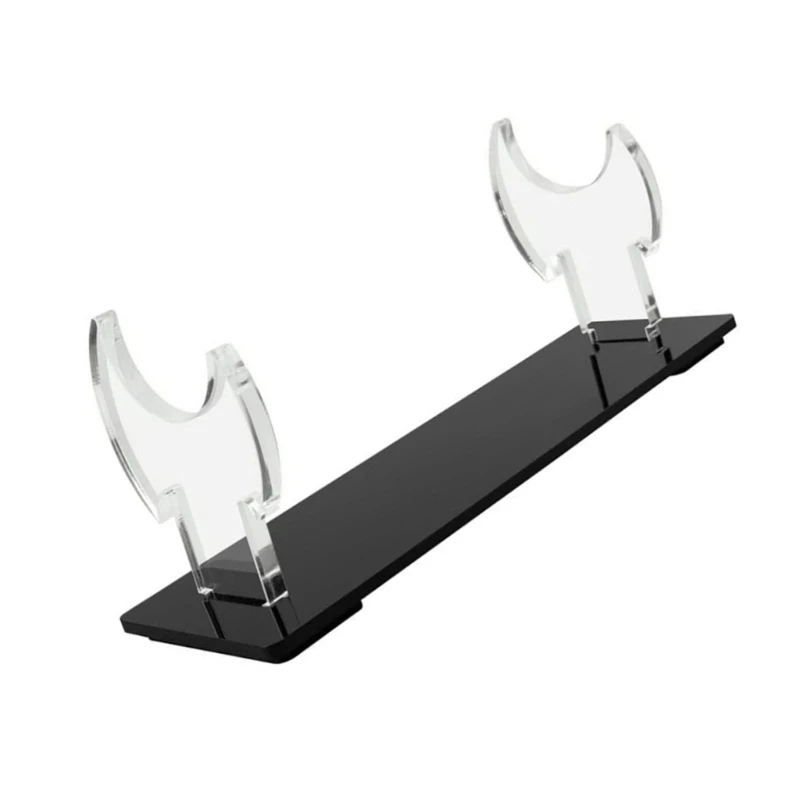 Durable Desktop Katanas Display Stand Portable Acrylic Swords Rack Stand Katanas Light Sabers Collection Display Shelves D08D