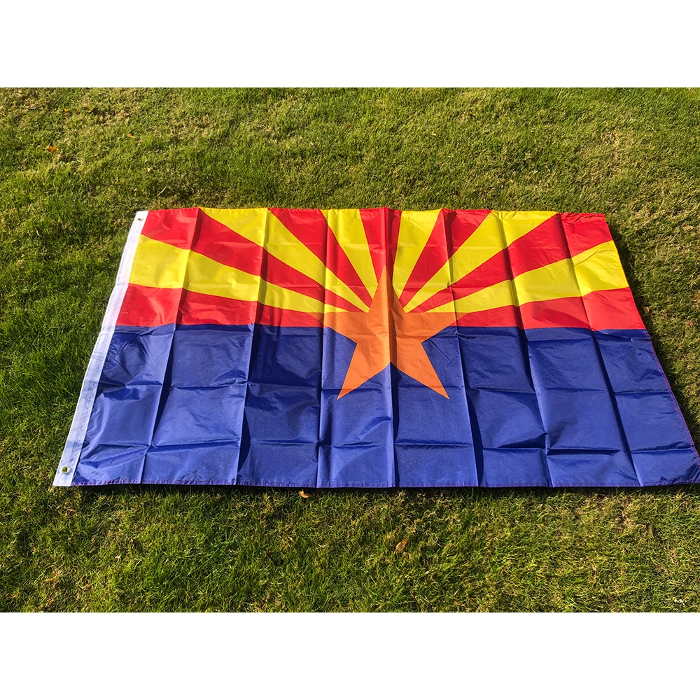 Arizona State Flag 90x150cm polyester Arizona State Flags and Banners USA American States Flag for Decoration