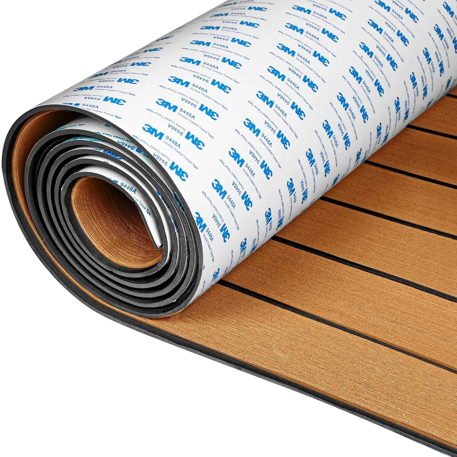 

2400*1120*5mm 3M Strong Backing Adhesive EVA Foam Decking Sheet for Boat Kayak Self-adhesive Flooring Pad Marine Accessories