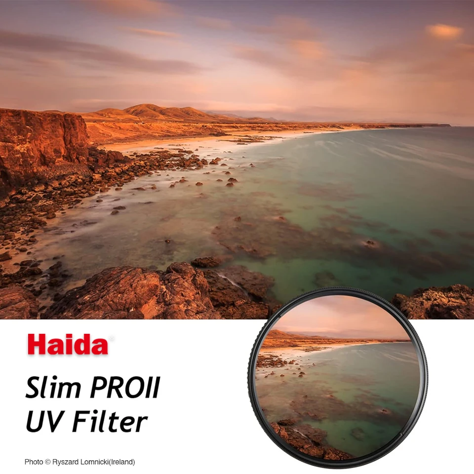 Haida Slim PROII Multi-coating UV Filter for Camera Lens Protective with 37/39/40/40.5/43/46/49/52/55/58/62/67/72/77/82mm