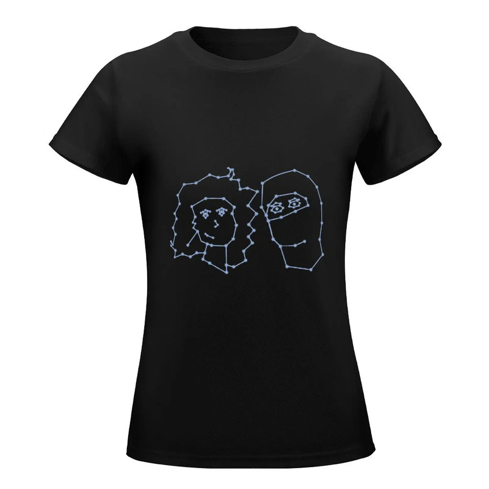 NSP Constellations T-Shirt plus size tops hippie clothes cropped t shirts for Women