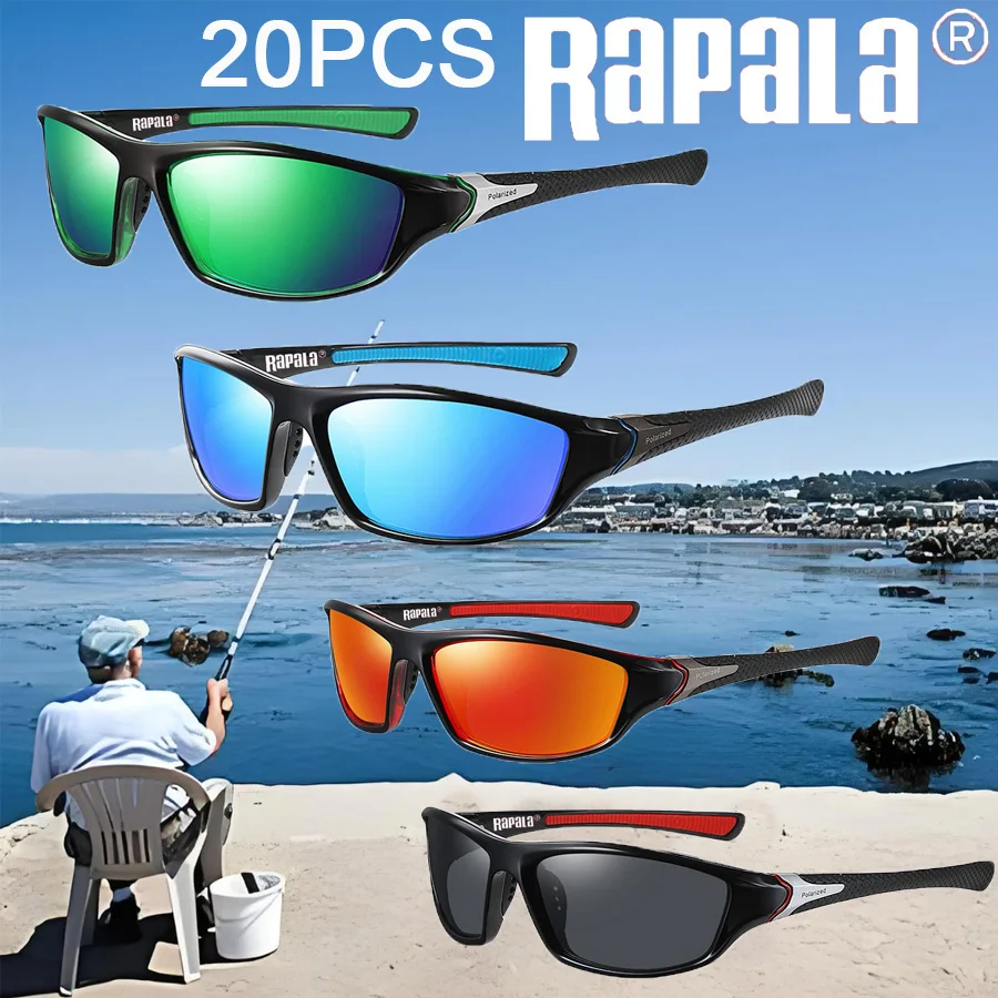 

20pcs New Rapala polarized function sunglasses red black etc glasses for driving fishing hiking sports sunglasses