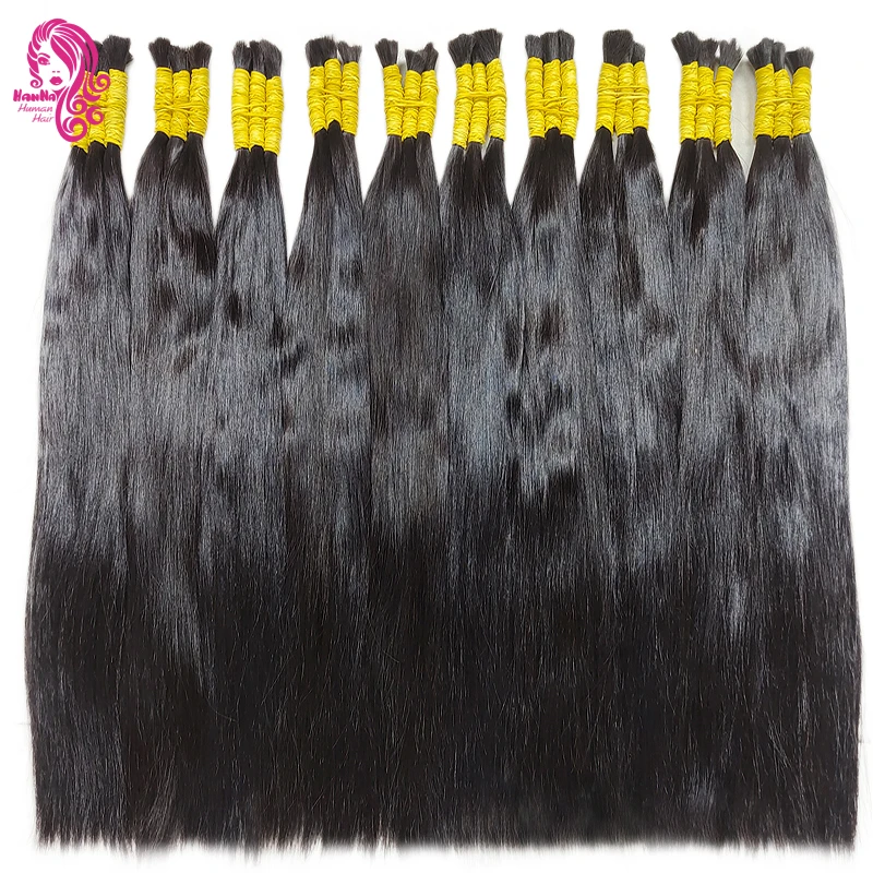 Vietnamese Original Human Hair Bulk For Braiding Mega Hair No Weft Human Braiding Hair Natural Bulk Hair Extensions