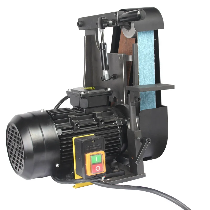 MR-915C Kit Wheel Belt Grinder Machine with Motor Abrasive Belt Knife Grinder Equipment