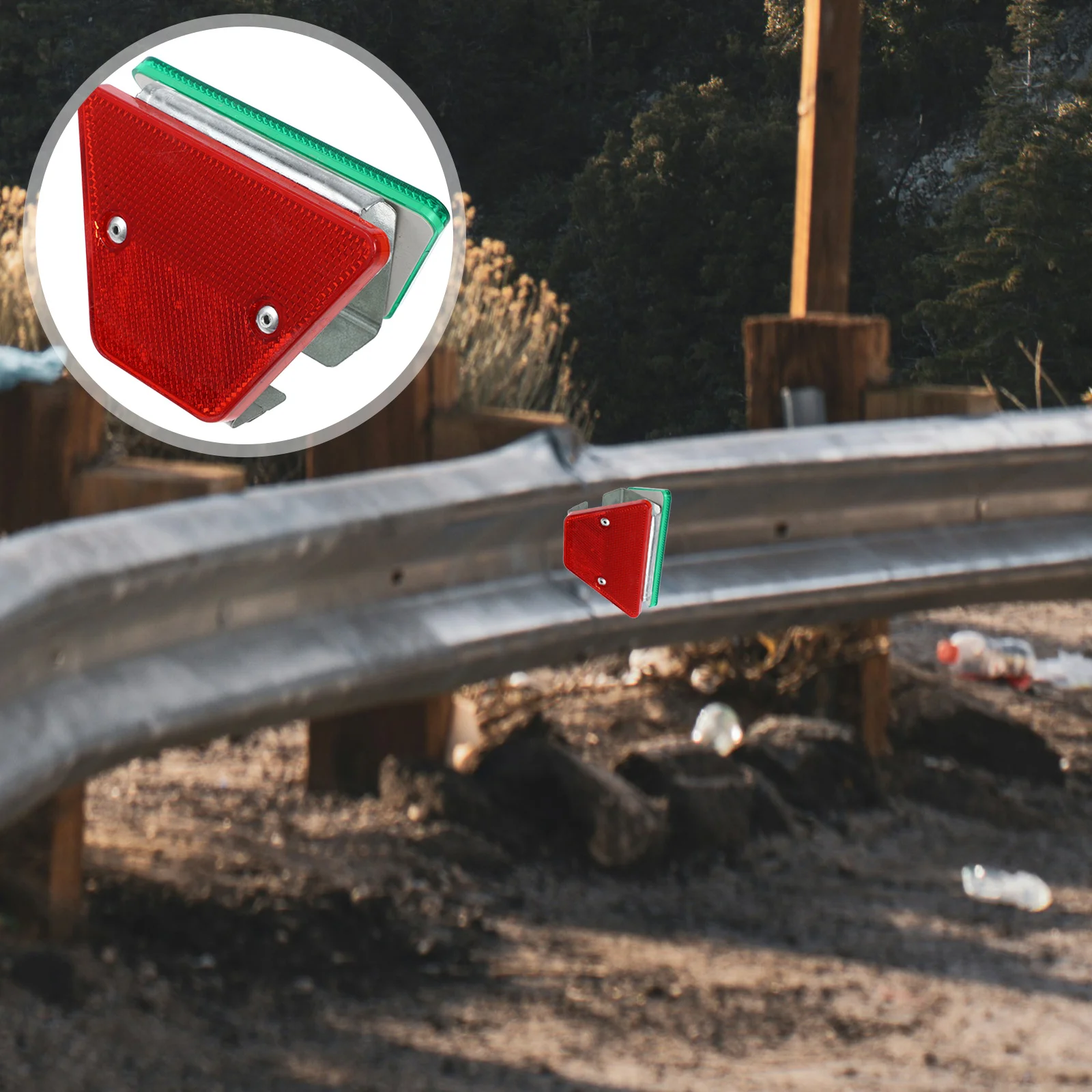 Road Reflectors Reflective Driveway Markers For Safety Delineator Pavement Warning Signs Road Reflectors