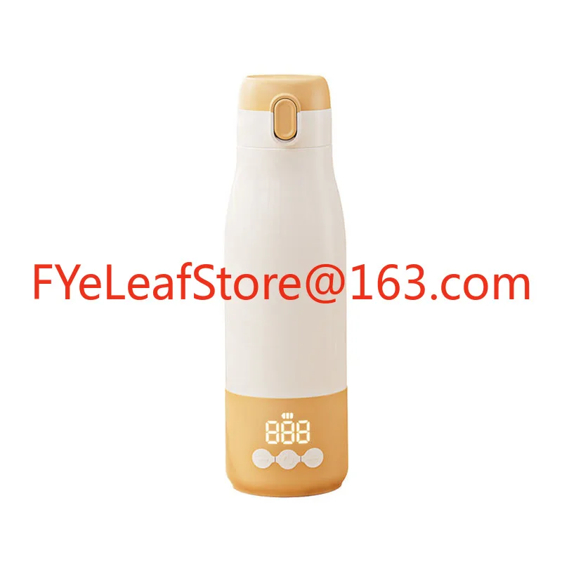 Portable Baby Warmer Bottle Heating  for Outdoor Garden Camp 340 ML Type c Recharge with Lock Lid Milk Heater