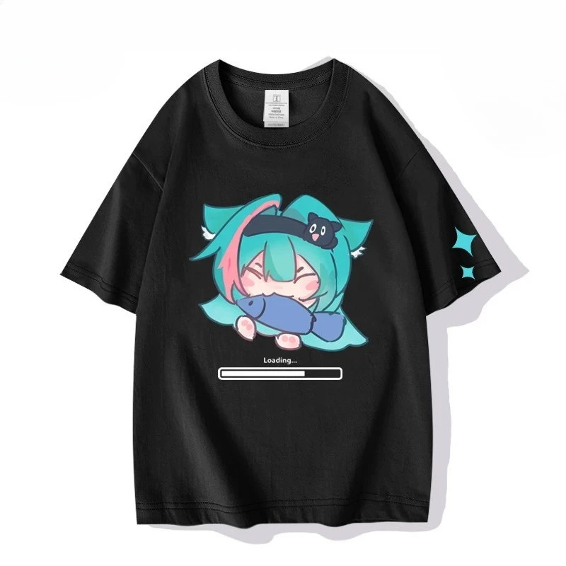 Anime NTE Neverness To Everness Mint‌ Cosplay Short Sleeve T Shirt Women Men Harajuku Tops Aesthetic Graphics Tshirt Cotton Tees