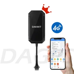 DAGPS 4G TK300 relay Cut Off Oil Power  Builtin Battery GPS tracker for Car Motorcycle Vehicle online tracking so