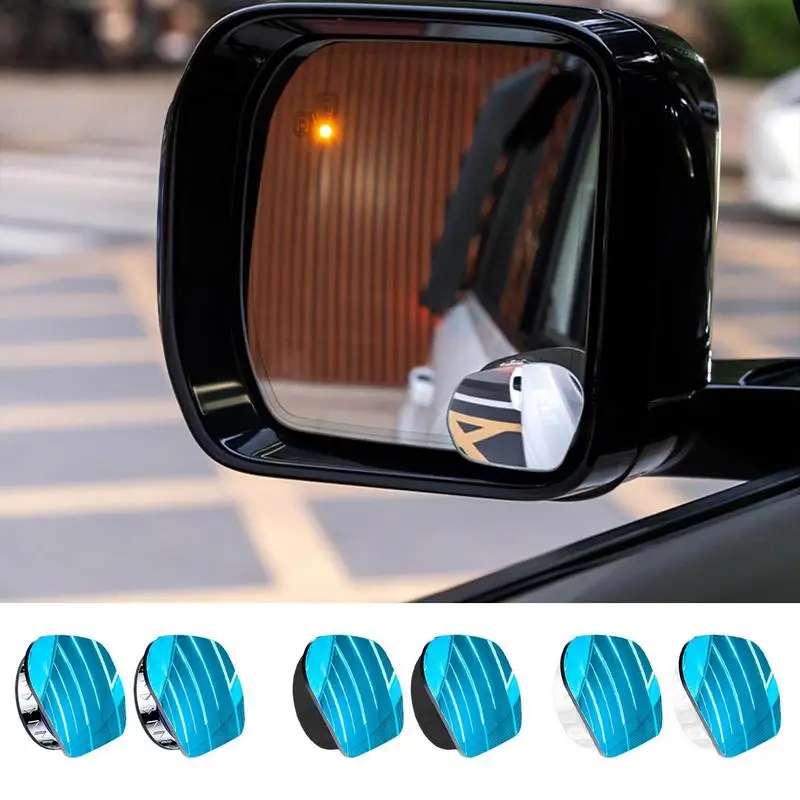 

Blind Spots Car Mirror 360 Degree Wide Angle Crew Suction Cup Adjustable Auto Rearview Convex Mirror Car Exterior Accessories