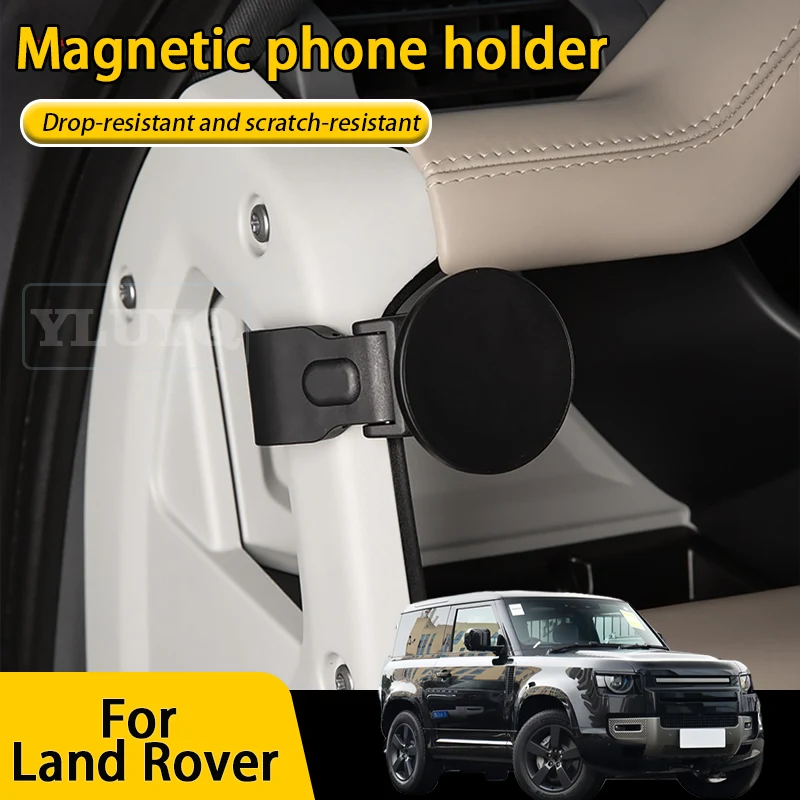 

For Toyota Prado LC250 Mobile Phone Holder Magnetic Gravity Holder Water Cup Cover Car Interior 2025 Modification Accessories