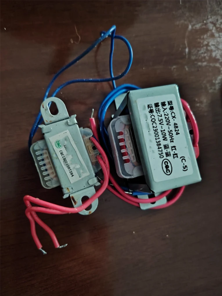 1W 5W - 80W AC 220V 50HZ Power Transformer Input Output AC Dual 6V-0-6V ,9V-0-9V, Dual V 3Line 1Pcs