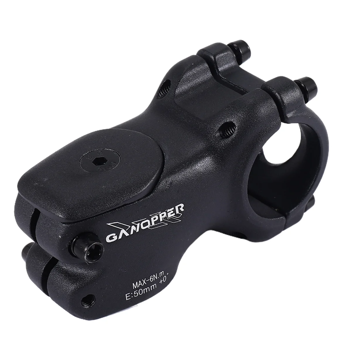 GANOPPER 0 Degree MTB Bike Stem 31.8 Mountain Track Road Bike Alloy Handlebar Stem 50mm Rise Up Bar Stem