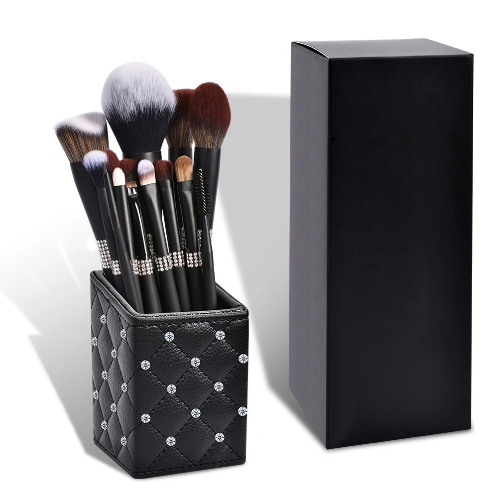 

10/14/15pcs Diamond Makeup Brushes Set Powder Foundation Blush Highlight Eyeshadow Eyebrow Eyelash Brush Cosmetics Blending Tool