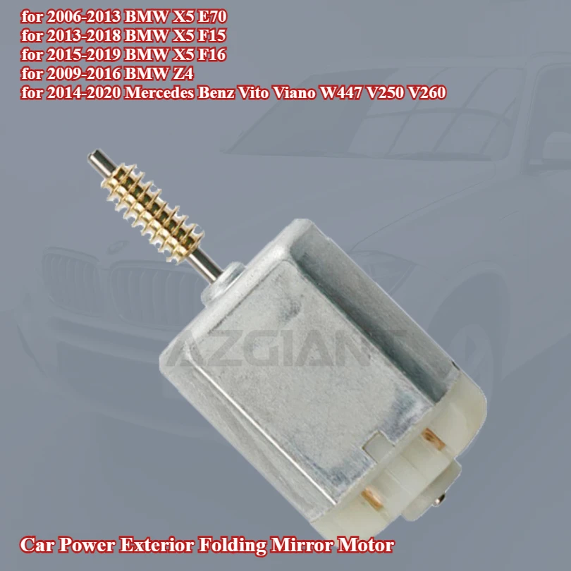 

AZGIANT FC-280SB-16220 Car Power Exterior Folding Mirror Motor for BMW X5 E70 F15 F16 Z4 Mercedes Benz Vito Viano W447 V250 V260