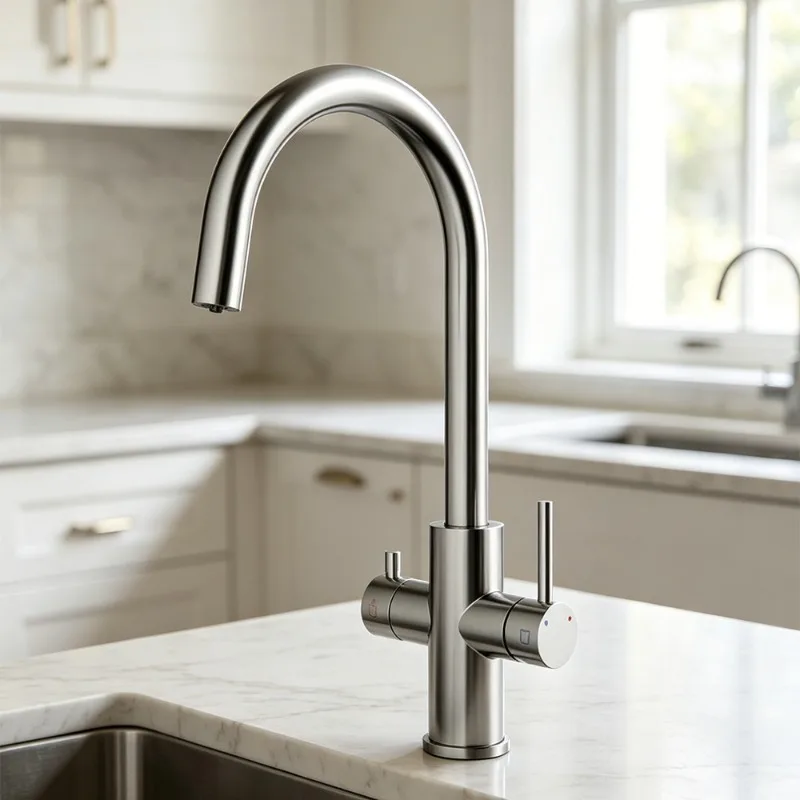 Stainless Steel Kitchen Tap Water 5 Way Water Purifier Faucet Filter System Tap With Hot Cold Water Purifier