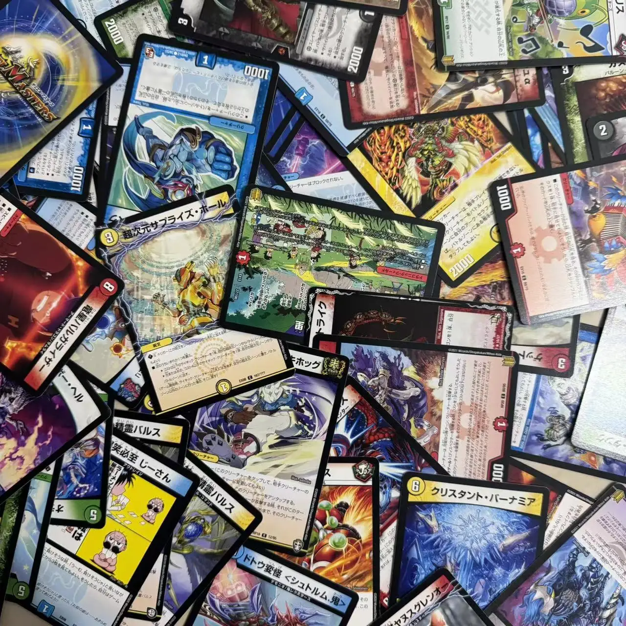 

Duel Masters Desktop Card Game Cover Flash 3D Version Duel Masters Card Collection VR/MAS/R/U/C Figure Toys
