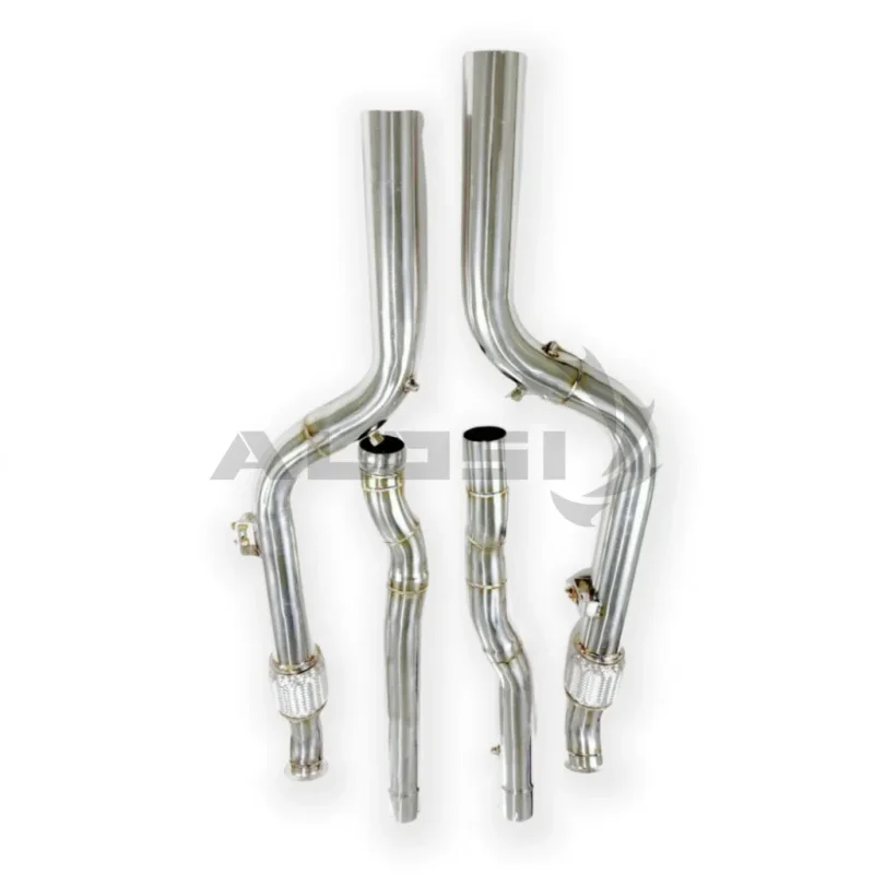 Downpipe-C43 GLC43 3.0T 2020-2023 Equal Length 2020-2023 Stainless Steel 304 Mid-Pipe
