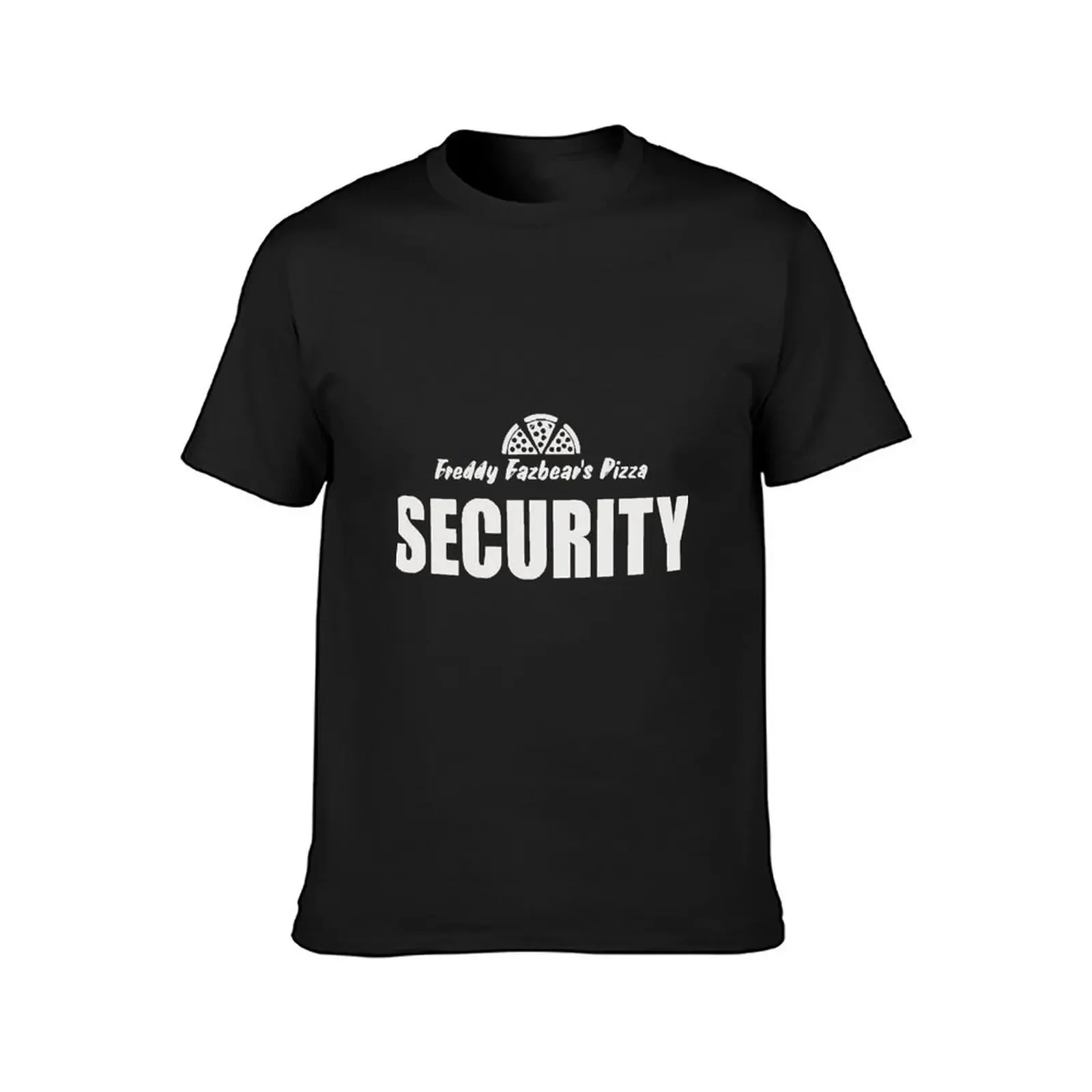 Freddys Fazbear Pizza Security T-Shirt customs design your own blue archive plain white t shirts men