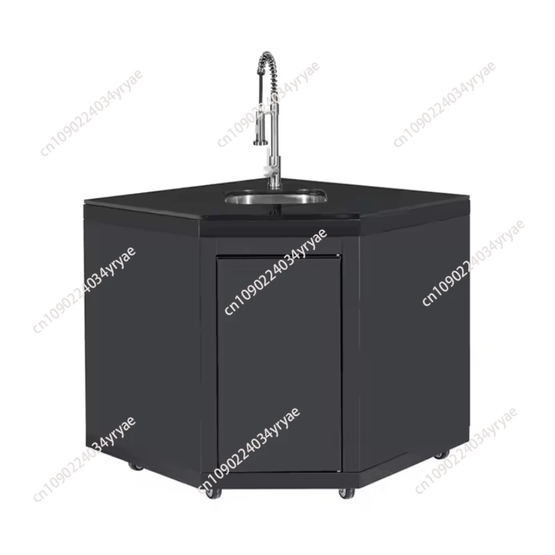 

Outdoor Kitchen Cabinet Sink Outdoor BBQ Kitchen Set BBQ Island BBQ Corner Kitchen Cabinet with Sink