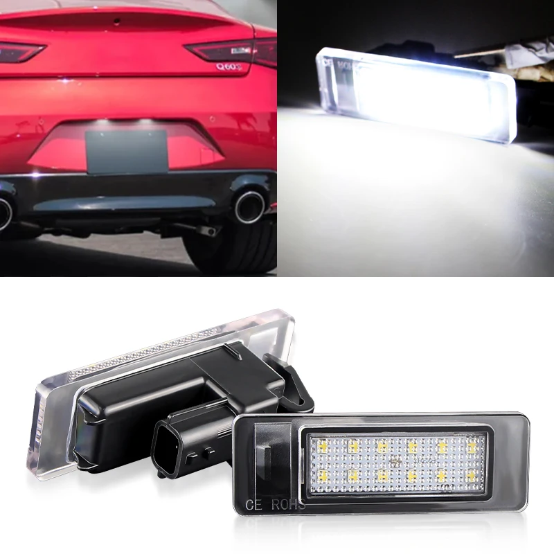 

2 шт. автомобильные светодиодные лампы номерного знака для Renault Clio V (тип BF) 2019.11-up Espace V 2015.06-up Koleos II (тип HC) 2016.08-up