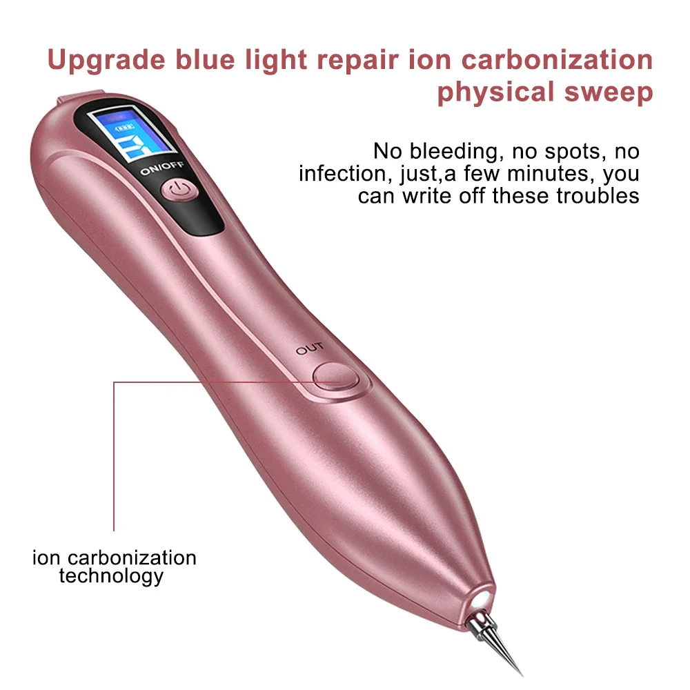 Professional Wart Removal Plasma Pen Freckle Mole Skin Tag Removal Nevus Tattoo Black Spots Remover Beauty Care Tool