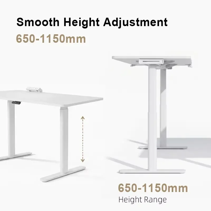 Electric Standing Desk with Integrated Locker Modular Design for Open Plan Co Working Space Projects Adjustable Height Office