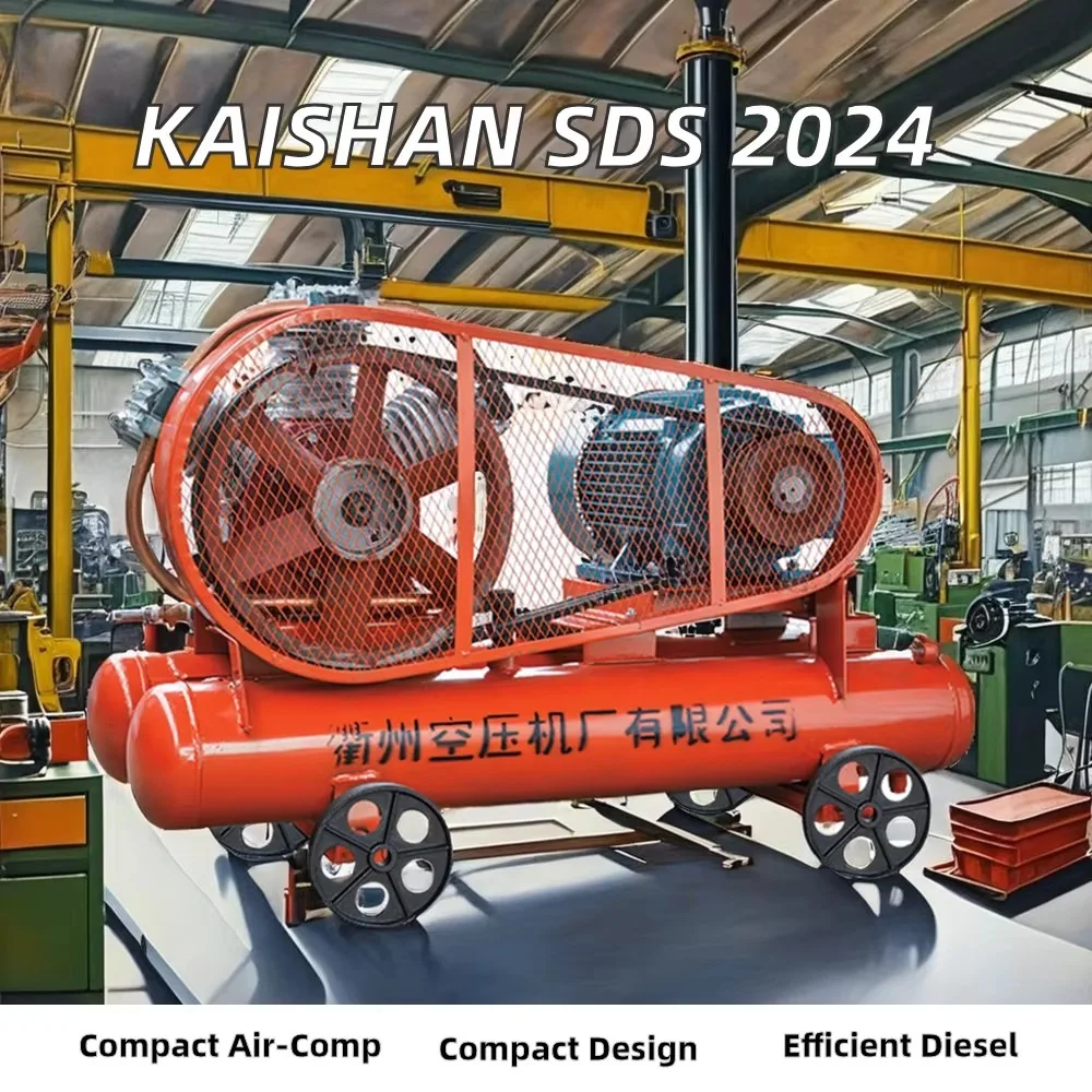 KAISHAN KB-15 15KW Industrial Piston Screw Air Compressor 1000L 30Bar PLC-Controlled Lubricated CO2 Gas Air Cooled