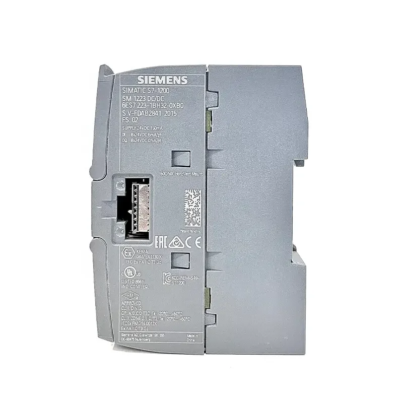 6ES7223-1BH32-0XB0 PLC Expansion Module 6ES72231BH320XB0, 16 Digital Sink/Source Input 24 VDC 130mA, S7-1200 Series