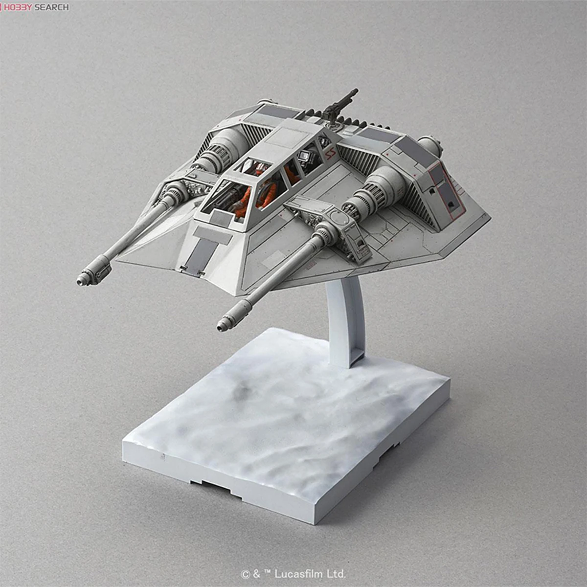 BANDAI In Stock Original Star Wars Snowspeeder T-47 1/48 Assembly Anime Figures Action Model Toys