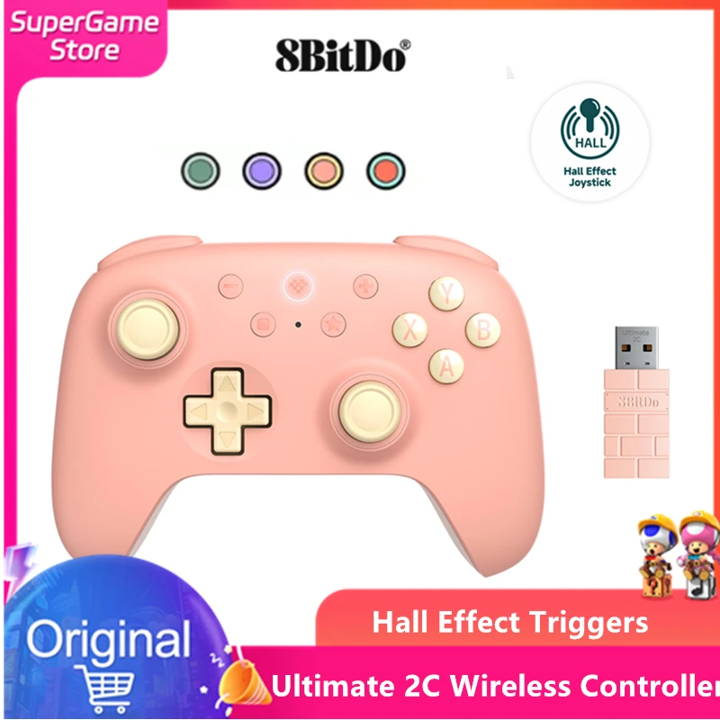 8BitDo New Ultimate 2C Wireless Gaming Controller For PC Windows 10/11 Steam Game Accessories Deck Raspberry Pi Android