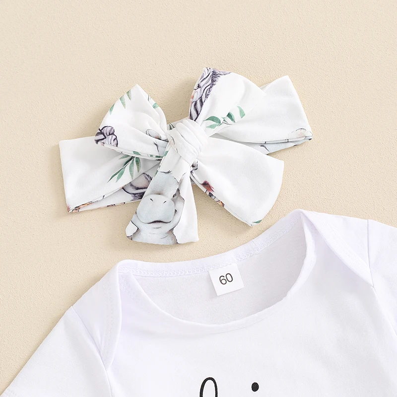 Animal Print Baby Outfit Set 5