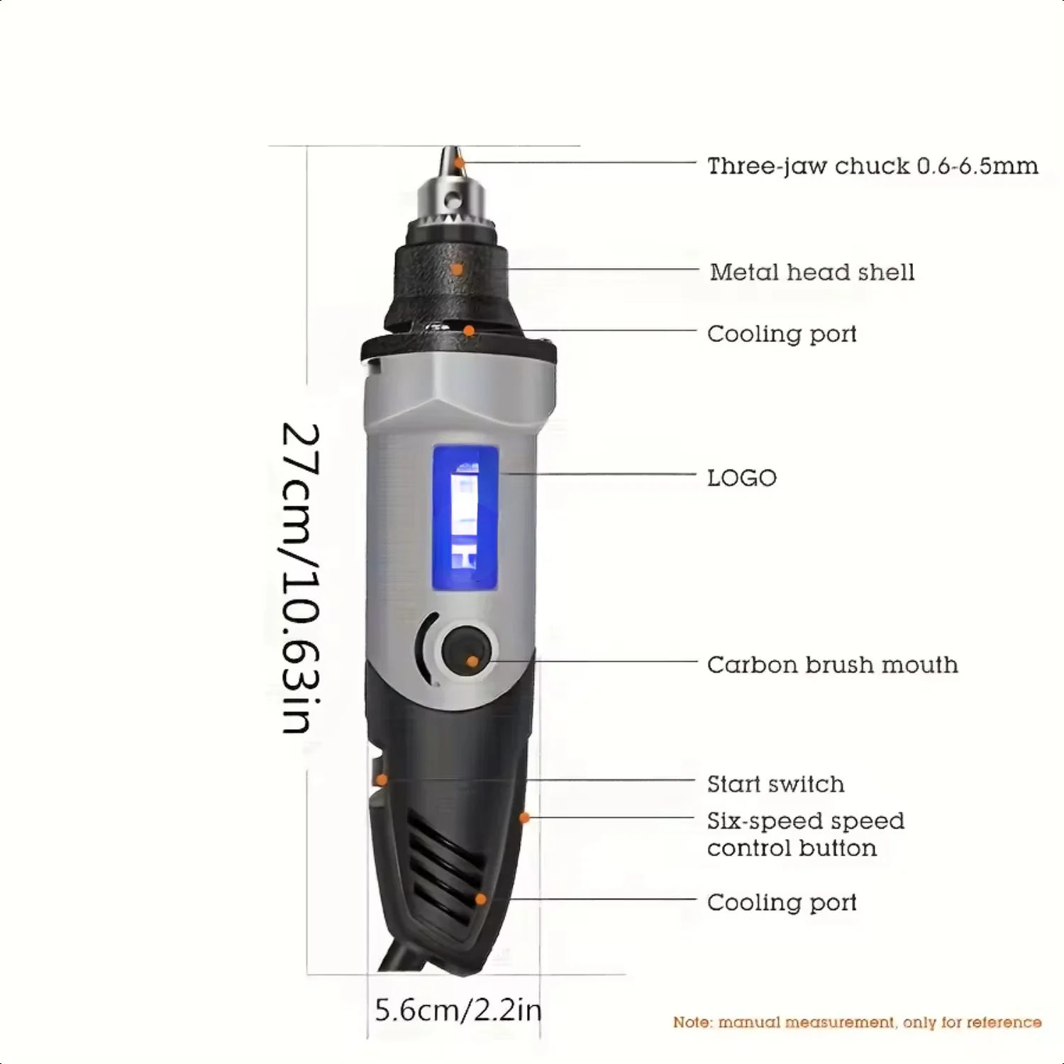 Drill Rotary Tool  Tools Variable Speed 400W Mini Drill 6 position Rotary Tools mini grinding machine