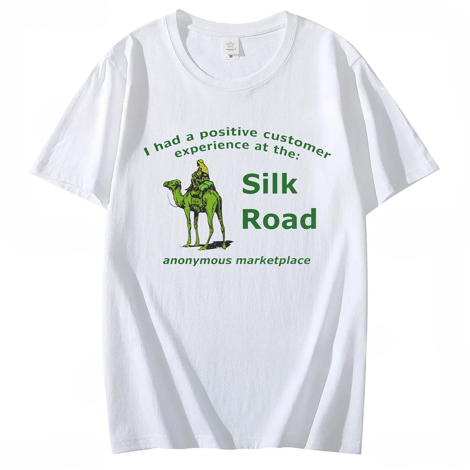 Hot Silk Road Logo Deep Dark Web Darknet Anonymous Marketplace Printed T-shirt Men Women Cotton Casual T-shirt Men's Clothing