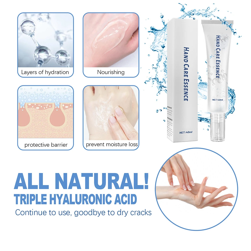 1pc  Hand Cream Moisturizing Nourish Whitening Exfoliating Calluses Gel Anti-Aging Crack Repair For Women 40g Wholesale