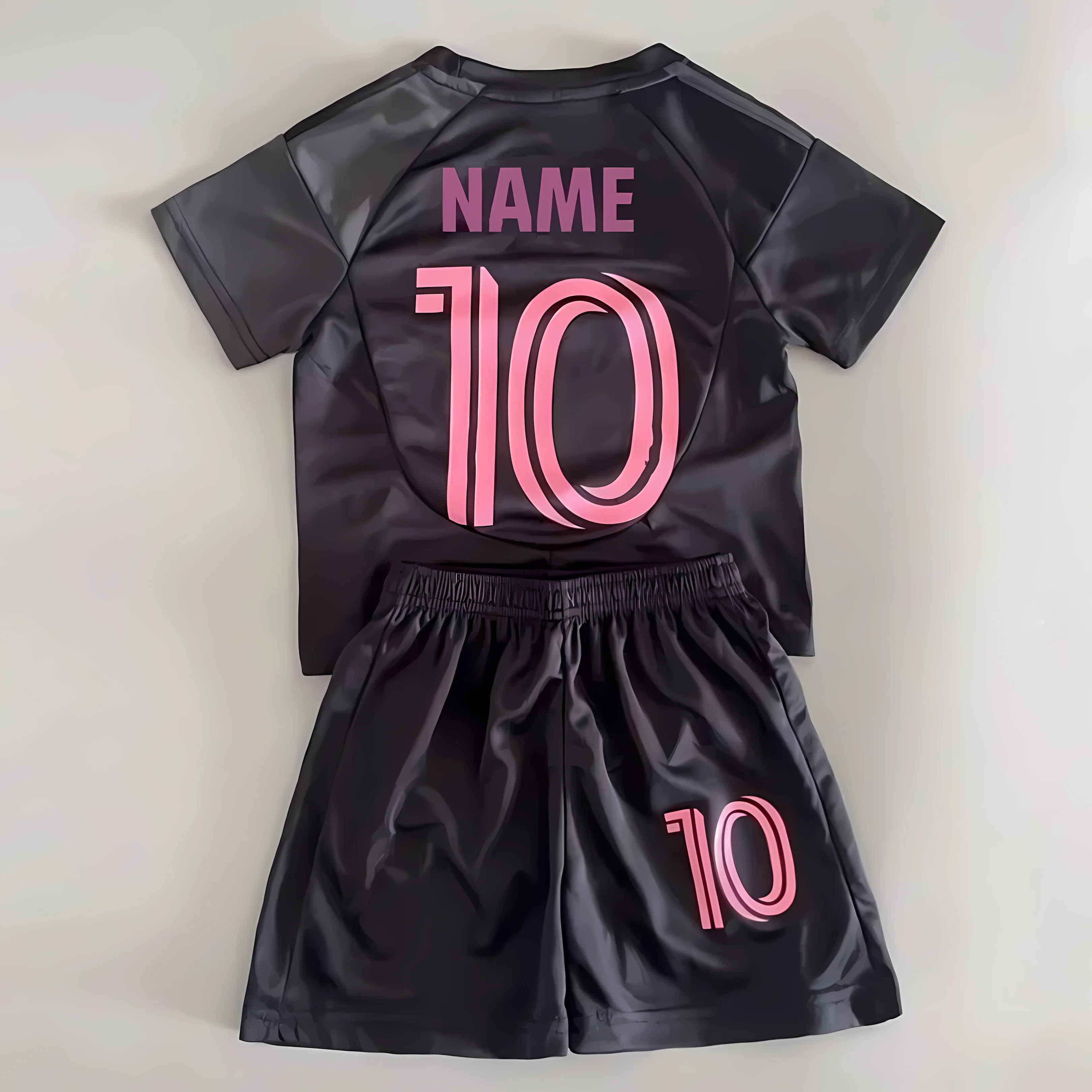 2025 Summer New sporty casual fashionable soft comfortable breathable lightweight 3D digital printed children's set