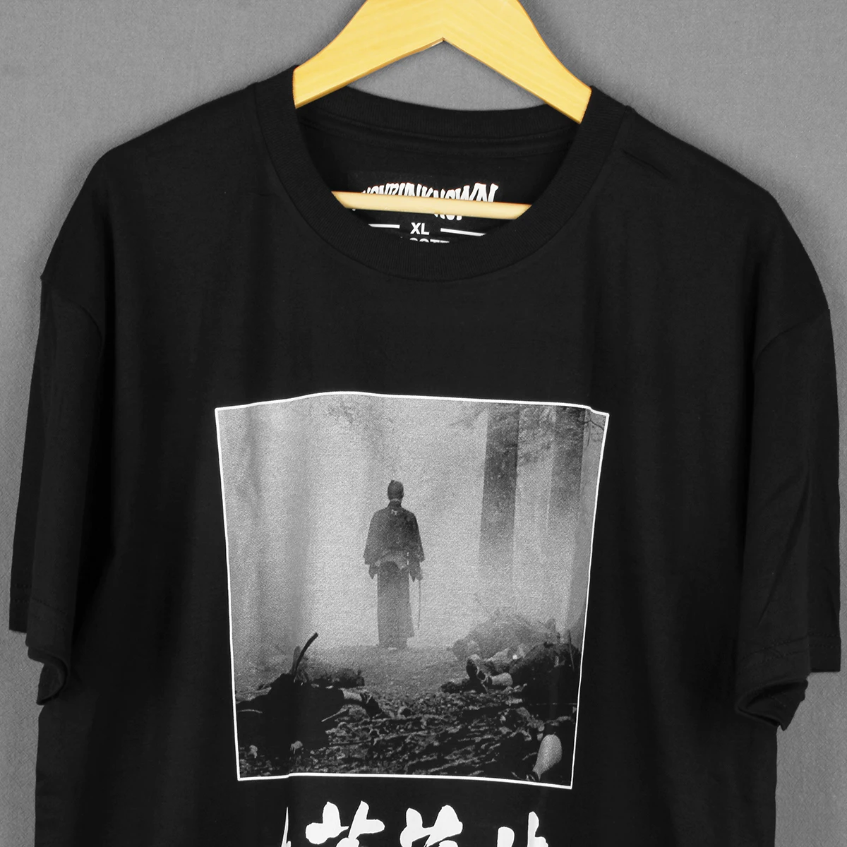 The Sword  T-Shirt Japanese Movie Tatsuya Nakadai Yojimbo Sanjuro Men Summer Cotton Tee Shirt