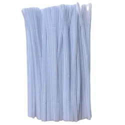 1000 Pieces Pipe Cleaners White Chenille Stem for DIY Art Craft Decorations (6mm x 12 Inch)