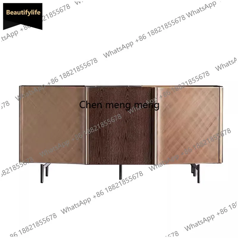 

c139 Итальянский легкий роскошный буфет из массива дерева, тумба для прихожей, расположенная у входа, высококачественный шкаф-перегородка