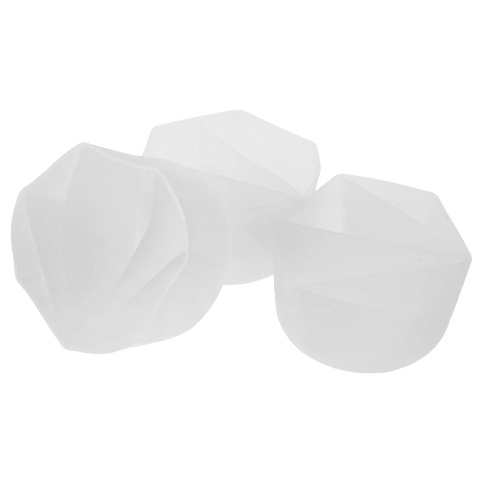 3Pcs Reusable Silicone Split Cups Fluid Art Paint Pouring Resin Mixing Cup Set with Built-in Dividers for Artists Beginners