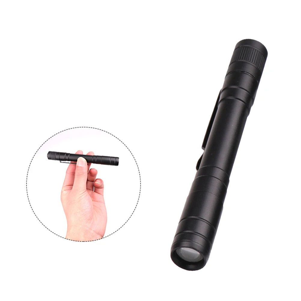 

Dual Light Pen Flashlight Aluminum Alloy Durable Compact Torch Portable Mini Camping Hiking Hunting White Yellow Gifts