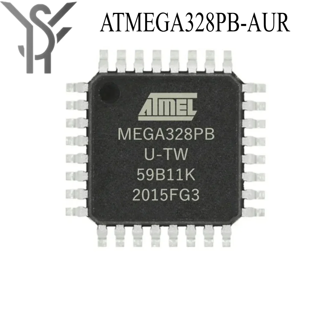 5PCS/LOT ATMEGA328PB-AU ATMEGA328PB-AUR MEGA328PB TQFP-32 100% New and Original IC chip integrated circuit