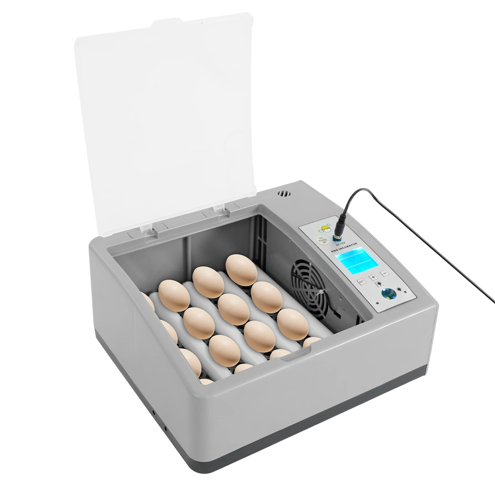 

16 pieces Egg Incubator, Egg Incubator with Temperature Control, 16-Egg Incubator, Household Egg Incubator 110v