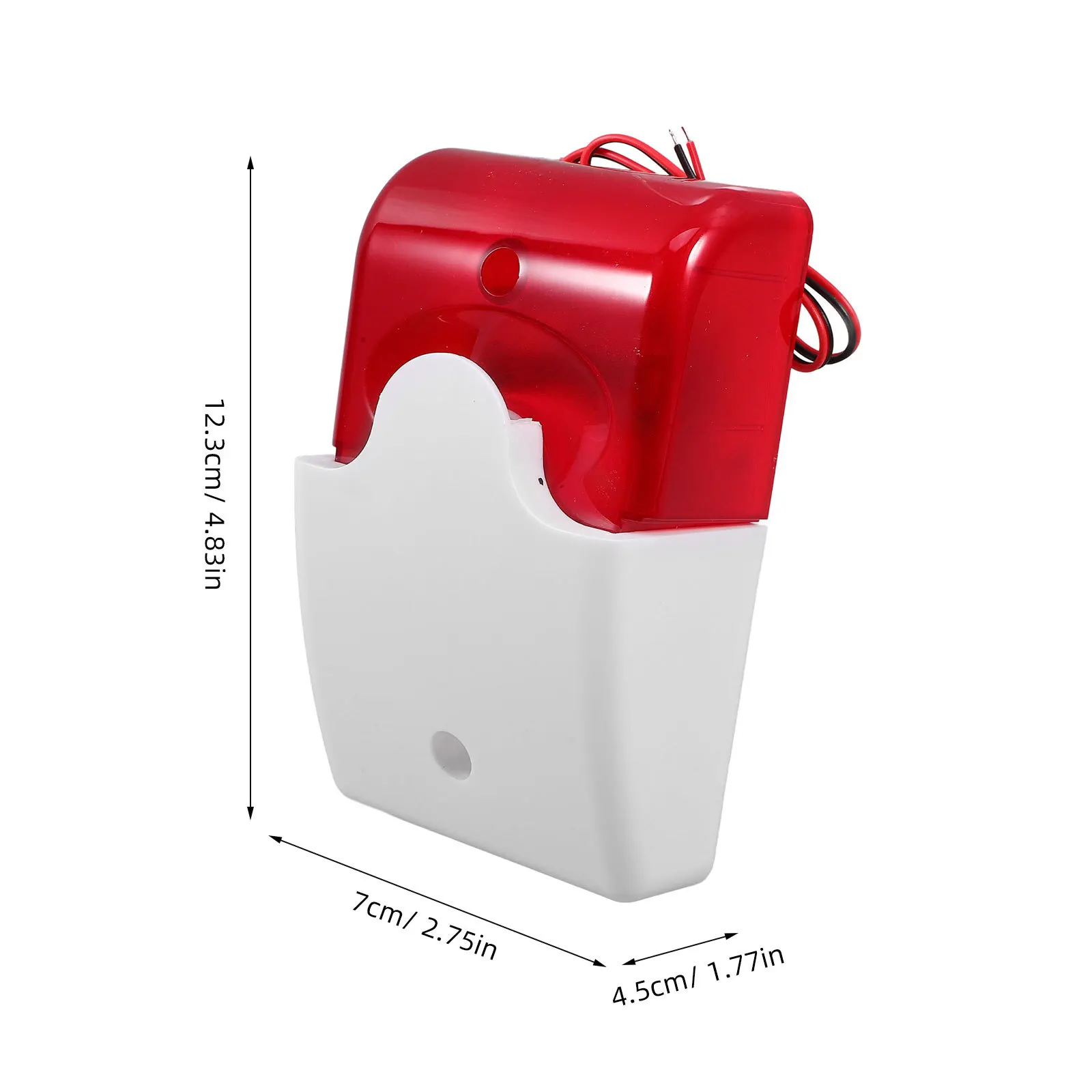 Small Compact Fire Smoke For Home Office Safety Powered Smoke Detectors Fire Alarm Portable Alarm Sensor