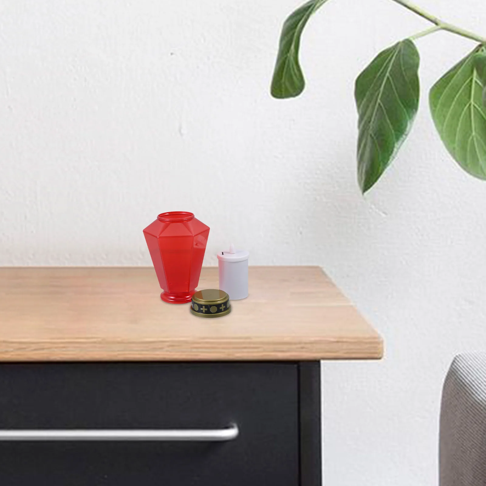 

Led Electronic Plastic Flameless Cross Light For Cemetery Grave Garden Church Outdoor Decor Solar Powered