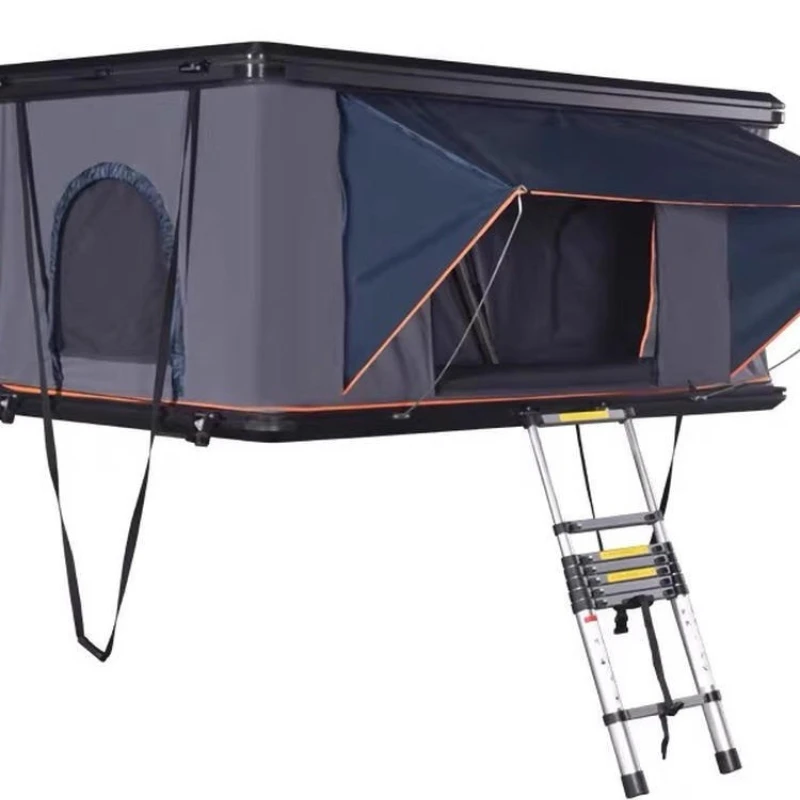 

Fully automatic outdoor car self-driving tour off-road hard shell top camping aluminum alloy helicopter car roof tent