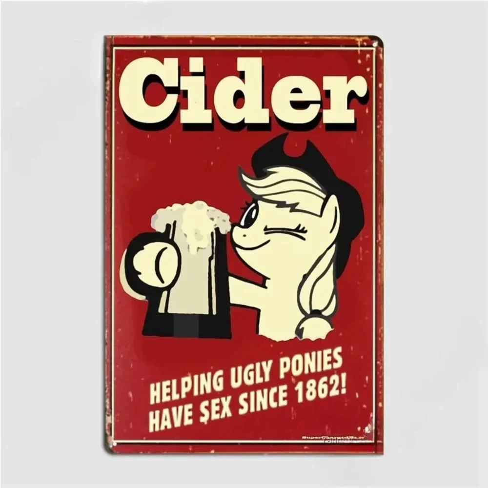 Cider Metal Signs Club pub Garage Funny Poster Tin sign Posters Wall Plate Kitchen Plaque Metal Vintage Decor Accessories