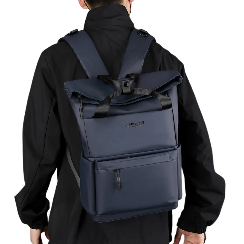 YoReAi New Nylon Fabric Backpack for Men Simple Large Casual Capacity  Multifunction School Students Bag Travel Package